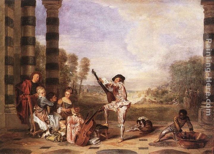 Jean-Antoine Watteau Les Charmes de la Vie